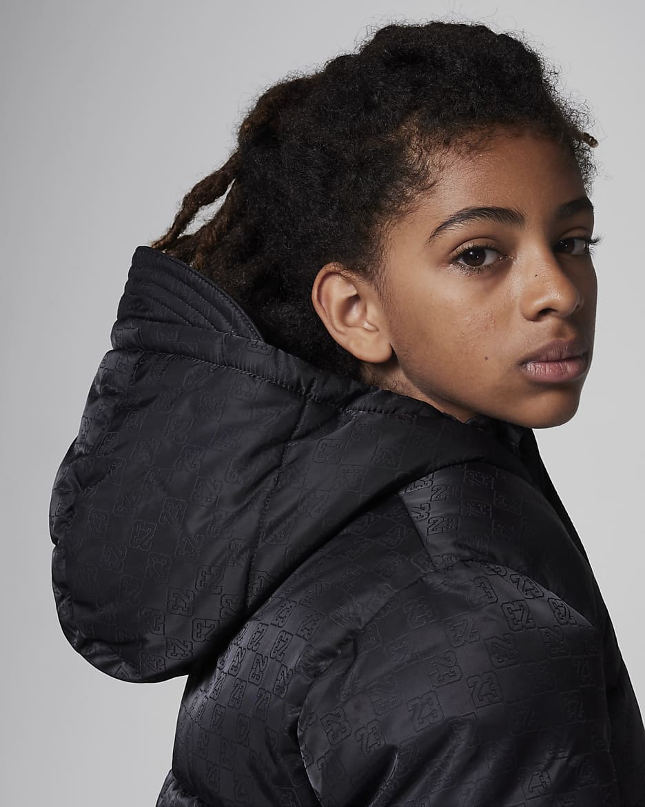 Jordan Older Kids 23 Jacquard Filled Jacket. Nike BE
